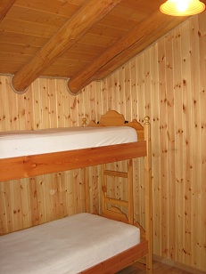 camere da letto della baita in Aprica