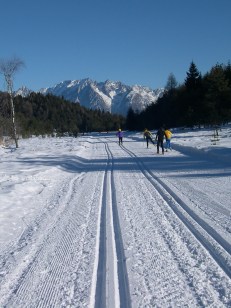 le piste da sci di fondo di Piangembro Aprica